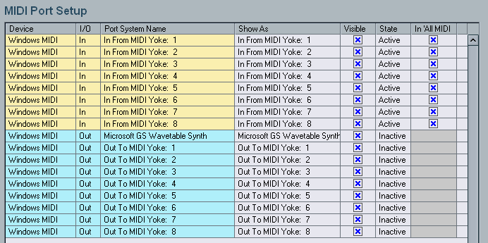 Active MIDI input device